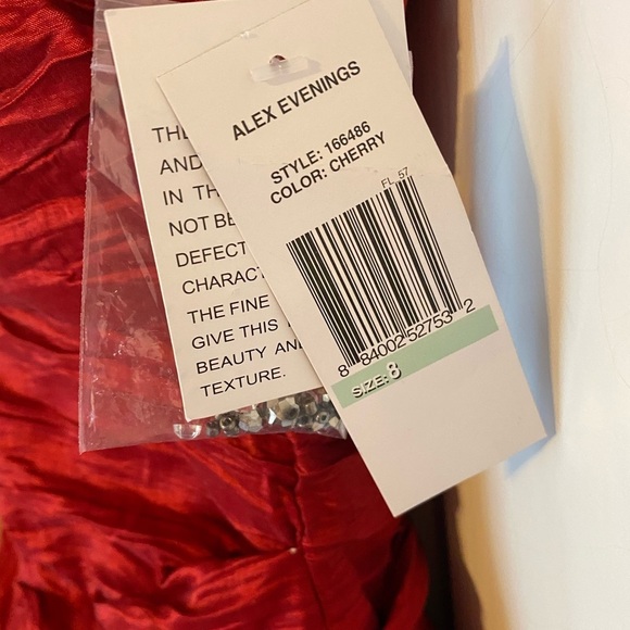 “ALEX EVENINGS” Ruched Cocktail Dress - Picture 14 of 16